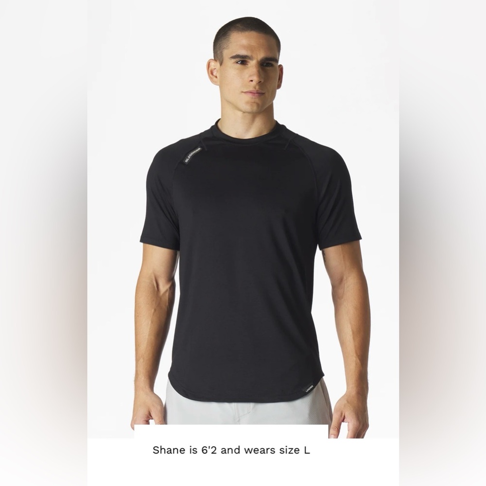 Legends Men’s ENZO TEE Short Sleeve Size Large BLACK - GREAT SHAPE